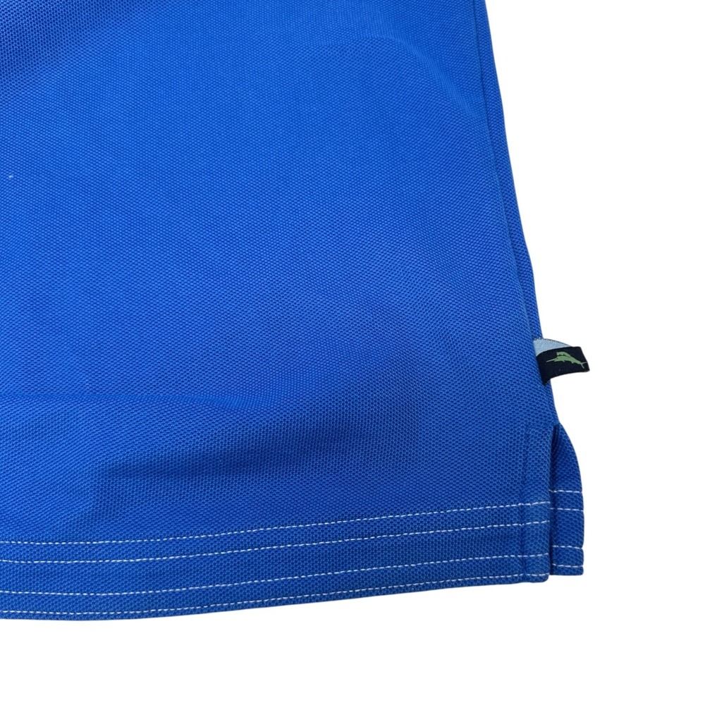 TOMMY BAHAMA Men's Blue Short Sleeve Islandzone Polo Shirt Supima Cotton 2XLB - Picture 8 of 11